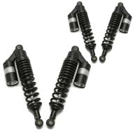2x Motorcycle rear shock absorbers 340mm suspension shocks universal RS2B Discount Set