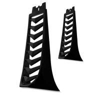 2x Belly pan fits for Harley Davidson Softail 18-24 Radiator Cover Chin Spoiler CV6 black matt Set Discount