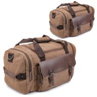 2x Motorcycle Tail bag Craftride RT3 Canvas Travel bag 25L brown Discount Set