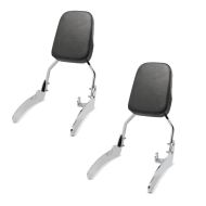 2x Sissy bar compatible with Yamaha XV 535 Virago 88-03 Craftride chrome Discount Set
