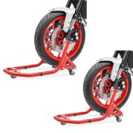 2x Front Paddock Stand Movable Dolly Constands XB2 red Discount Set