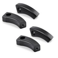 2x Handlebar pull back riser clamp set 3,5" for 1"-25,4mm bars Craftride PB1 bl Discount Set