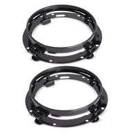 2x Mounting Ring 7" inch Headlight fits for Harley Davidson Mounting Bracket black Set Discount