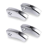 2x Handlebar pull back riser clamp set 3,5" for 1"-25,4mm bars Craftride PB2 chrome Discount Set