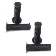 2x Handlebar grips / motorcycle grips Craftride LG30 for 22mm handlebars black Discount Set