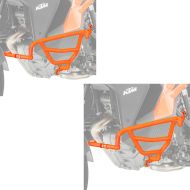 2x Engine Guard compatible with KTM 1290 Super Adventure R / S 21-24 Crash Bar X21 orange Discount Set