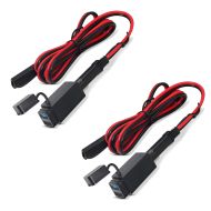 2x 12V motorcycle USB socket Lumitecs US6 Discount Set