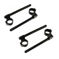 2x Handlebar 22mm Clip-On 45mm with 30mm increase Zaddox Aluminium in black Discount Set