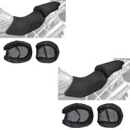 2x Mesh seat cover compatible with BMW R 1200 GS 04-12 Tourtecs black Discount Set