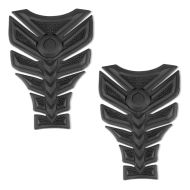 2x Tank Pad set motorcycle / Tank protection Sticker TF3 universal black Discount Set