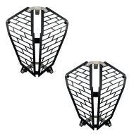 2x Headlight Grille Front Headlight compatible with KTM 790 Adventure / R 19-21 Motoguard SG2 Lamp Guard Discount Set