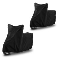 2x Cover for Vespa and scooter Craftride XL-XXL Outdoor tarpaulin black Discount Set
