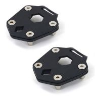 2x Side stand foot enlarger compatible with Royal Enfield Himalayan 17-24 Kickstand enlargement Motoguard FV10 Discount Set