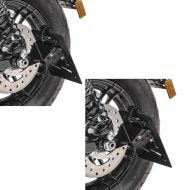 2x Side Mount license plate holder bracket Universal tail tidy for 20mm axle Craftride LH6S Discount Set