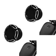 2x Fuel Gas Cap CNC motorcycle tank cap Craftride TD4 black Discount Set