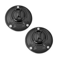 2x Fuel Gas Cap Yamaha / Ducati motorcycle tank cap  Zaddox Racing ZT4 black Discount Set