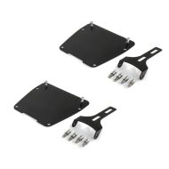 2x Solo Seat Mounting Kit fits for Harley Davidson Dyna 1996-2017 without Scissor Springs Craftride Set Discount