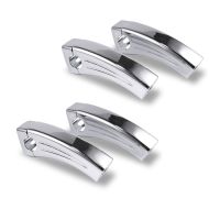 2x Handlebar pull back riser clamp set 4,5" for 1"-25,4mm bars Craftride PB4 chrome Discount Set