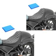 2x Solo Seat Gel compatible with Honda Rebel 500 17-21 Craftride RS2G Solo Rider Discount Set
