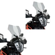 2 x Touring Screen compatible with KTM 790 Adventure / R 19-21 Smoke Puig Set Discount
