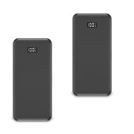 2x Power bank 10000mah / portable charger with fast charging USB C PV1 Discount Set