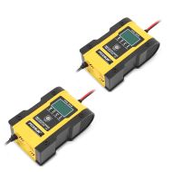 2x Motorcycle battery charger Lumitecs IO5 Automatic 3.6A Lithium / Lead Discount Set