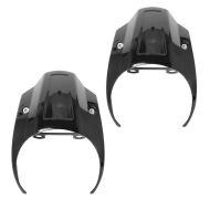2x Lamp mask fits for Harley Davidson Softail Street Bob 18-24 Headlight fairing Craftride RM5 Windshield black Set Discount