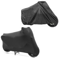 Set: abdeckung Indoor XL-XXL Stretch Garage in schwarz + Abdeckplane XXL Faltgarage schwarz_1