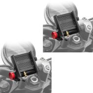 2x Motorbike phone holder Tourtecs SH2 smartphone mount  with powerbank Discount Set