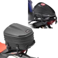 Set: Hecktasche für Beifahrersitz CRB Volumen variabel 14-22 L + Hecktasche Race für Soziussitz in schwarz_1