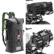 Set: tail bag set SX70 + XB50 Waterproof Duffle Bag Rear Seat 120L + Backpack Tail Bag with Roll Closure Waterproof Drybag WPX