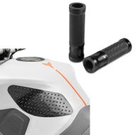 Set: Tank traction pad lateral Tank Grip Pad M in + Handlebar Grips 5X - 22mm