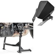 Set: Hauptständer Yamaha MT-07 13-20 MT-07 Tracer 16-20 Mittelständer ConStands in schwarz + Windschild für Yamaha MT-07 13-17 Windschutzscheibe Alu Airoad CW15 schwarz_1