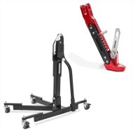 Set: Zentralständer Ducati 748 95-04 Motorradheber ConStands Power-Evo + Seitenständer für Ducati 996 / 916 / 748 rot_1
