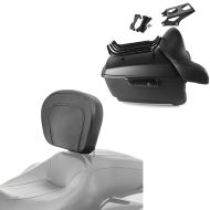 Set: Topcase King OLM für Harley Street Glide 14-21 + Anbaukit Craftride + Fahrer Rückenlehne für Harley Davidson Street Glide 06-21 Craftride_1