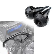 Set: Sturzbügel für Yamaha MT-07 Tracer 700 16-19 Motoguard Schutzbügel + Sturzpads für Yamaha MT-07 / Tracer 700 13-19 Crashpads Motoguard SC2 schwarz_1