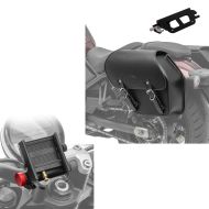 Set: Satteltasche für Honda Rebel 500 17-21 mit Halter abnehmbar links Fargo 13l Craftride + Handyhalterung für Honda Rebel 500 Tourtecs SH2 mit Powerbank_1