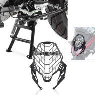 Set: Center Stand ConStands blk with Headlight Grill / Headlight guard compatible with Suzuki V-Strom 650 / XT 17-24 SG1