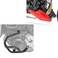 Set: Engine Guard compatible with BMW F 900 R / XR 20-24 Motoguard Crash Bar BG2 with Belly pan / Skid plate BS1 red