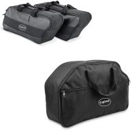 Set: Hard Saddlebag Luggage Liners fits for Harley Davidson Touring 94-24 Craftride + Inner Bag Liner Topcase Craftride MT5 Topcase fits for Harley Davidson Touring Pak 93-24