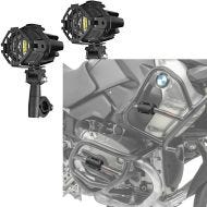 Set: LED Auxiliary Spot Light S22X + Crash bar protectors CP8 22-28mm