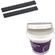 Set: Wheel balancing weights 2 pieces 12x5g + Mounting paste 3kg