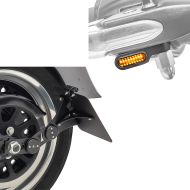 Set: Side Mount license plate holder fits for Harley Davidson Softail 08-18 + LED Handlebar indicators XS