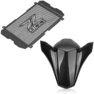 Set: Radiator Cover compatible with Kawasaki Z 900 17-19 KG1 + Passenger Seat cowl