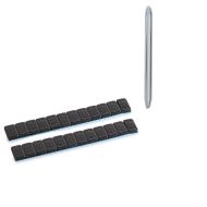 Set: Wheel balancing weights 2 pieces 12x5g + Tyre lever / Tire iron MO1
