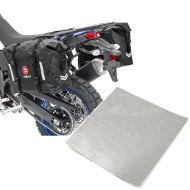 Set: Saddlebags WP8 2x30L Roll Closure Side Bags + Heat protection foil self adhesive for Heat shield 50x25cm