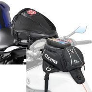 Set: Tail Bag Race for Pillion Seat + Magnetic Tank Bag TR6 with detachable Smartphone Pouch