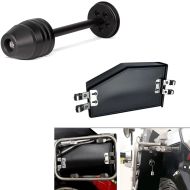 Set: Crash pad rear axle TW1 Frame slider compatible with BMW R1250 GS / R1200 GS LC + Tool box left 4,2L