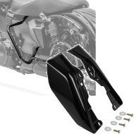 Set: Saddlebag Support Brackets fits for Harley Davidson Touring 14-24 + Wind deflector heat Wind Shield WA3