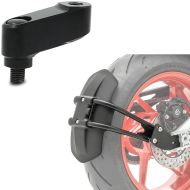 Set: Rear View Mirror Extension, Pair, 40mm + rear Mudguard / hugger LW4